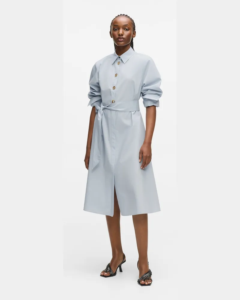 Karl Lagerfeld Hemdkleid Mit Karl-schriftzug, Damen, Kentucky Blau, Größe Kentucky
