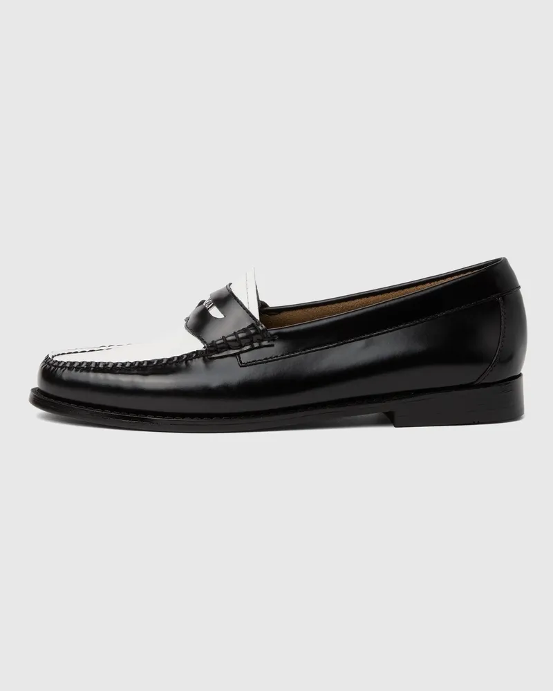 Karl Lagerfeld Kl X G.h.bass Penny Loafer, Damen, Schwarz/weiss, Größe Schwarz