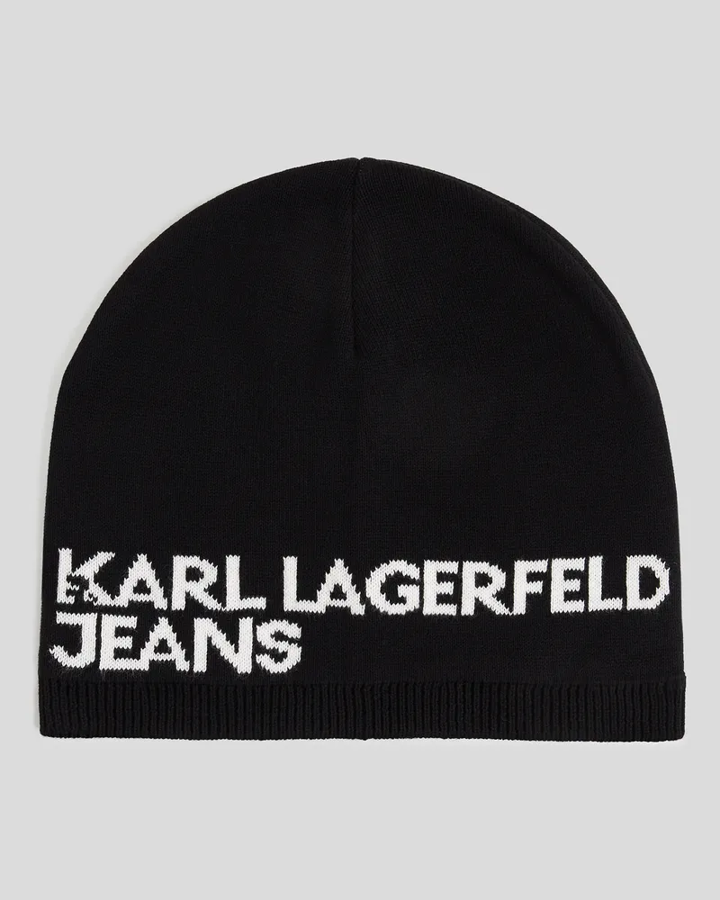 Karl Lagerfeld Mütze Mit Logo, Mann, Schwarz, Größe Schwarz