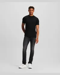 Karl Lagerfeld Klassische Jeans, Mann, Schwarz Schwarz