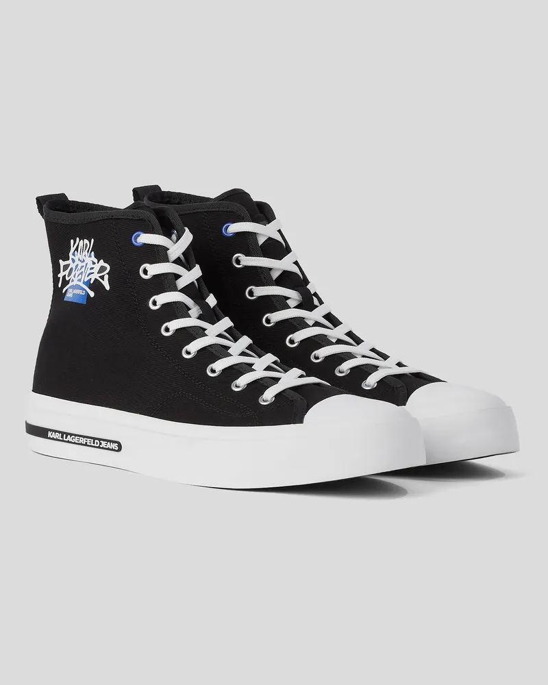 Karl Lagerfeld Klj x crapule2000 Karl forever-sneaker, Mann, Schwarz Schwarz