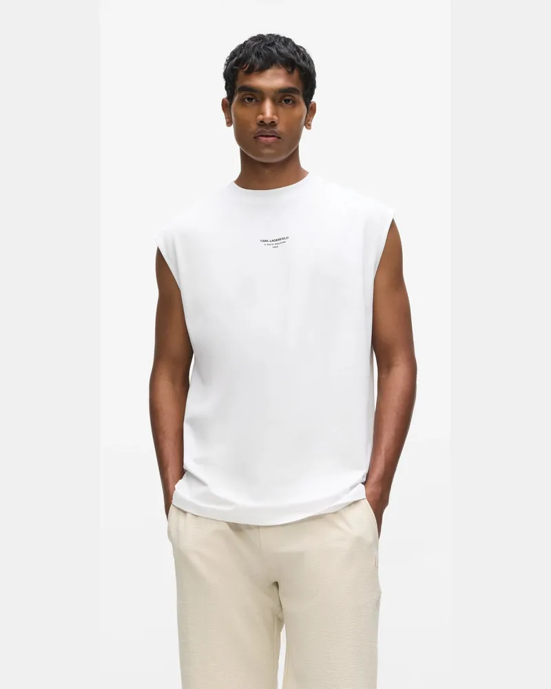 Karl Lagerfeld Tanktop, Herren, Weiss, Größe Weiss