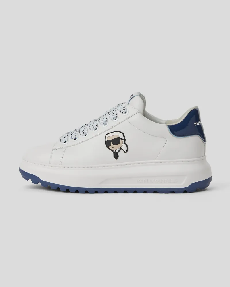 Karl Lagerfeld Ikon nft kapri stollen-sneaker, Mann, Weiss/Blau, Größe Weiss