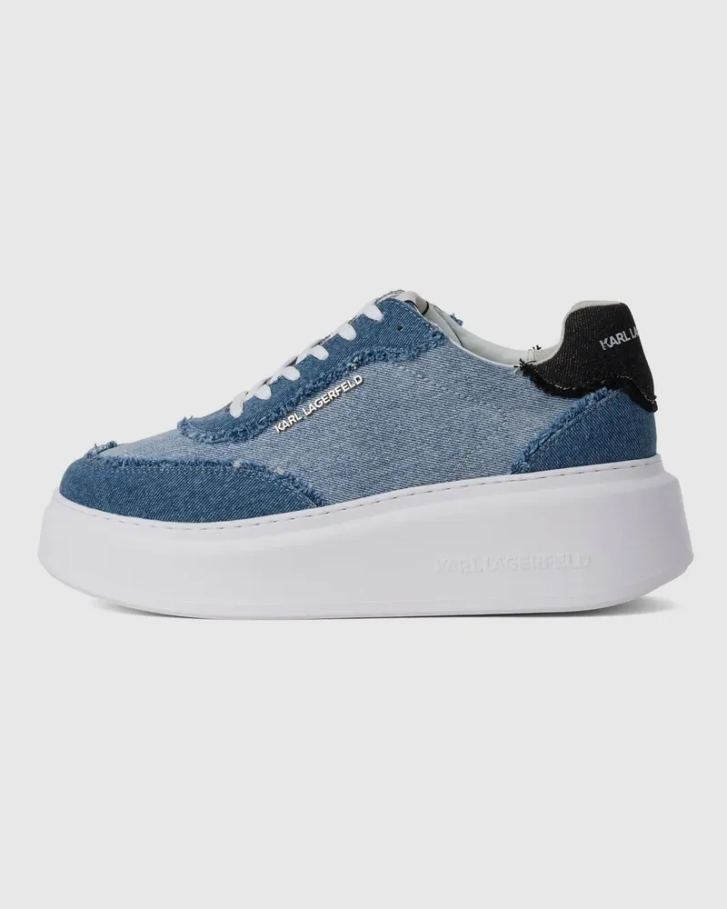 Karl Lagerfeld Anakapri Denim-sneakers, Damen, Denim Blau, Größe Denim