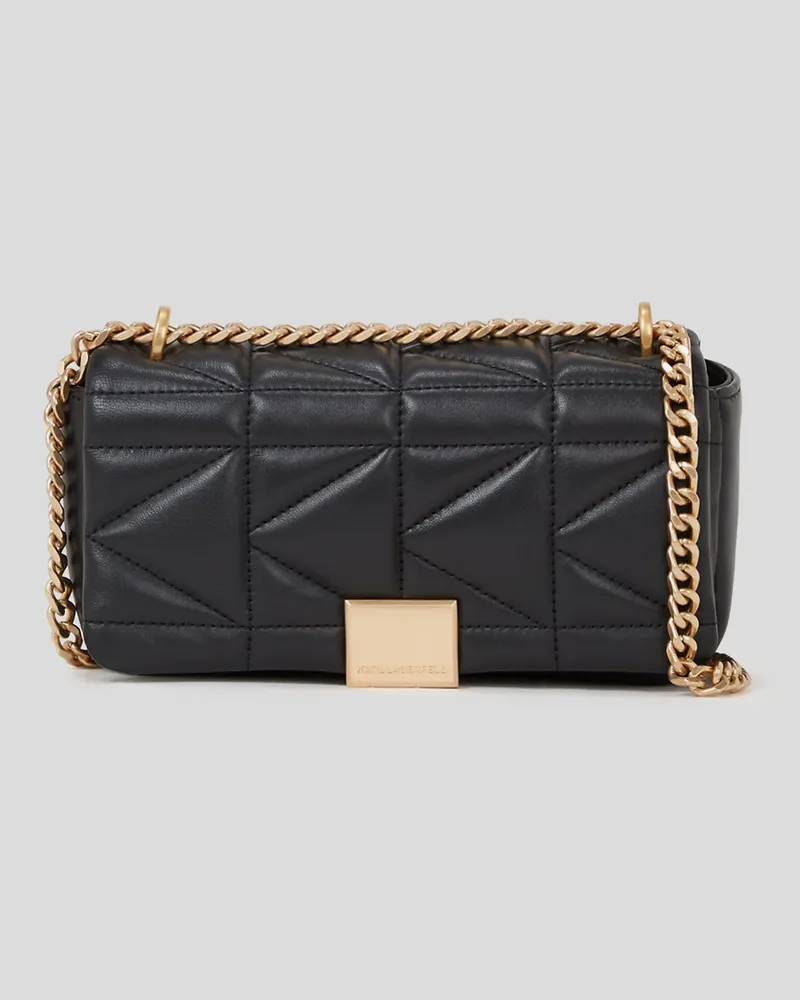 Karl Lagerfeld K/kuilt Kleine Umhängetasche, Damen, Schwarz, Größe Schwarz