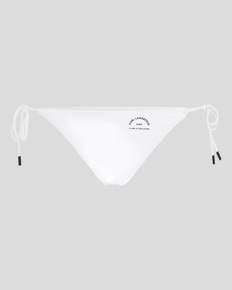 Karl Lagerfeld Rue st-guillaume Bikini-hose, Frau, Weiss, Größe Weiss