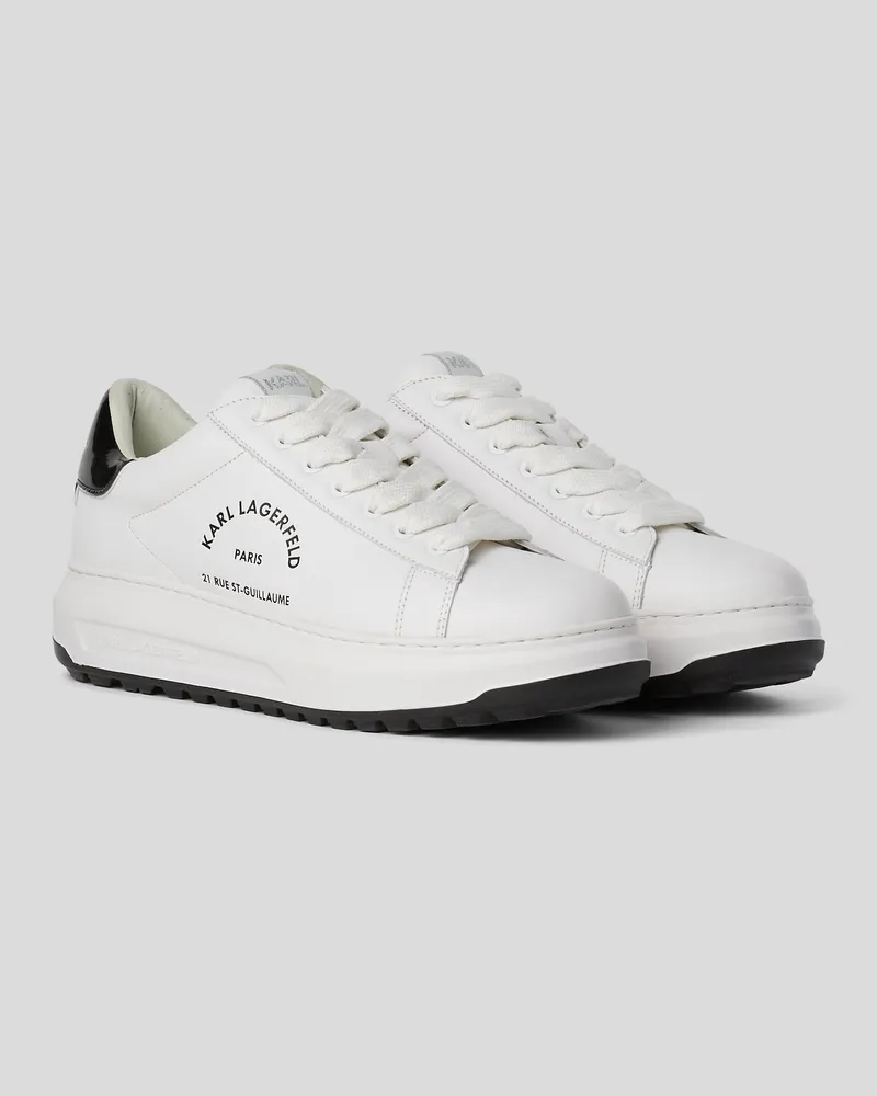Karl Lagerfeld Rue St-guillaume Kapri Stollen-sneaker, Herren, Weiss, Größe Weiss