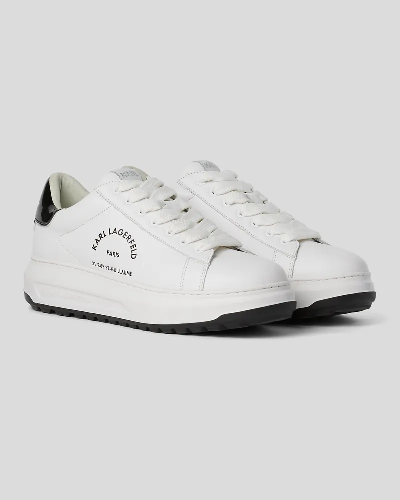 Karl Lagerfeld Rue st-guillaume kapri stollen-sneaker, Mann, Weiss, Größe Weiss