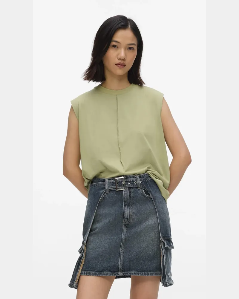 Karl Lagerfeld Tanktop Mit Ziernähten, Damen, Tee, Größe Tee