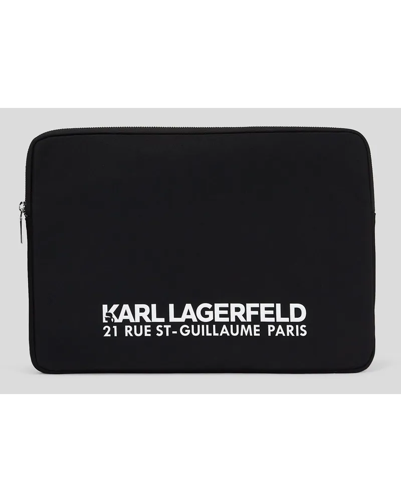 Karl Lagerfeld Rue st-guillaume Grosse Tasche, Mann, Schwarz Schwarz