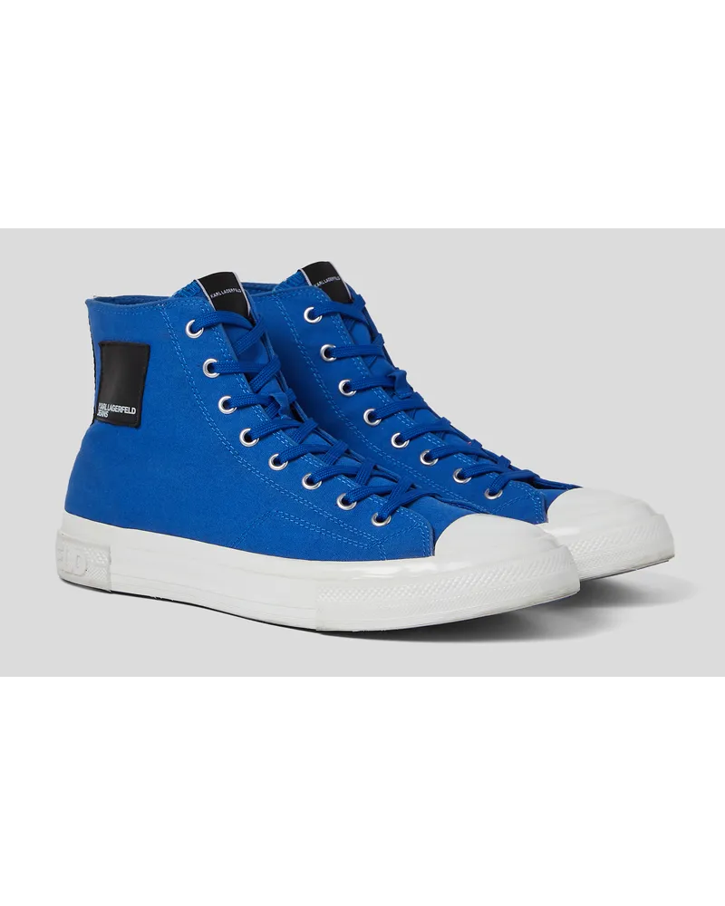 Karl Lagerfeld Klj Kampus iii sneakers mit Hohem Schaft, Mann, Blau Blau