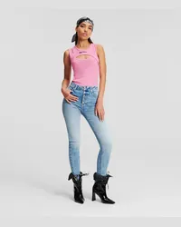 Karl Lagerfeld Klj skinny-jeans mit Hohem Bund, Frau, Visual Blau Visual