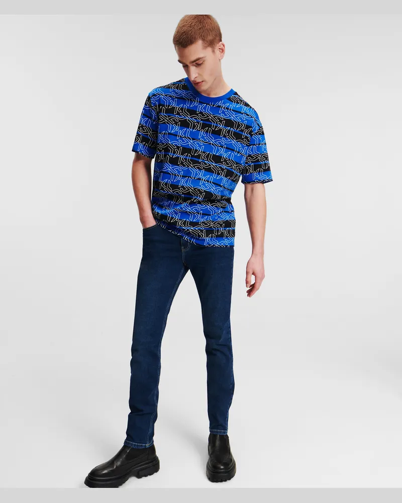 Karl Lagerfeld Skinny-jeans, Mann, Washed Dark Blue, Größe Washed