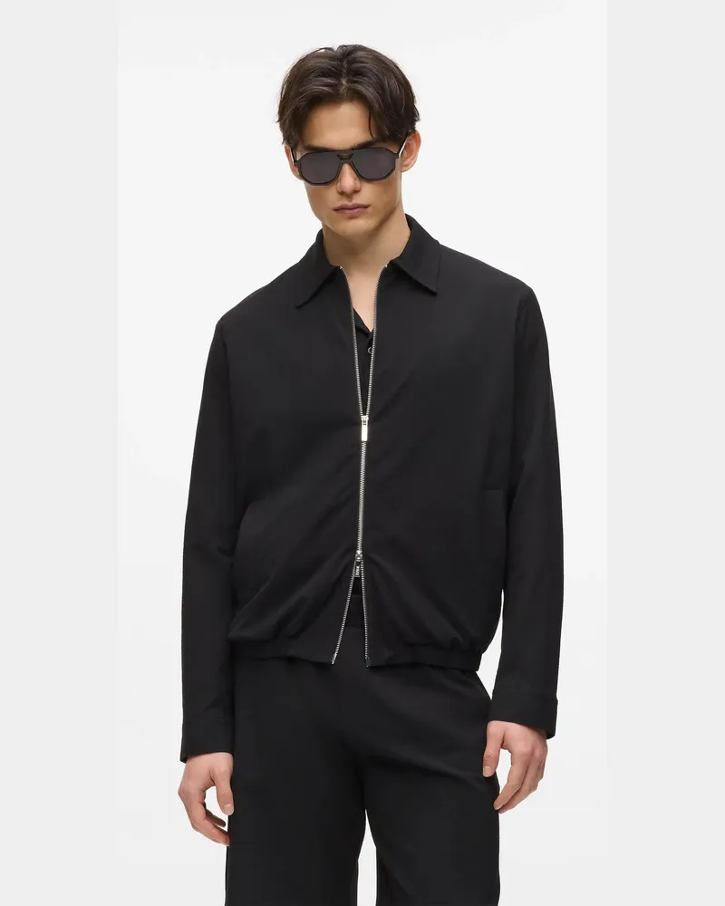 Karl Lagerfeld Blouson-jacke, Herren, Schwarz, Größe Schwarz