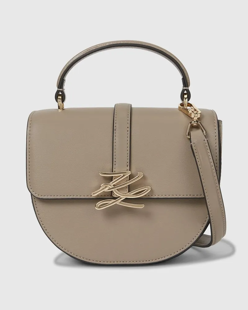 Karl Lagerfeld K/autograph Drop-tasche Mit Tragegriff Oben, Damen, Aschgrau, Größe Aschgrau