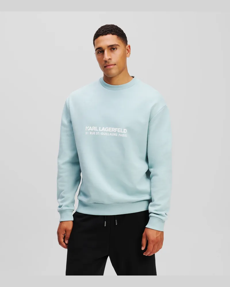 Karl Lagerfeld Rue St-guillaume Sweatshirt, Mann, Blau