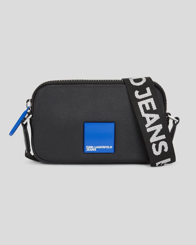 Karl Lagerfeld Klj Mini-umhängetasche Mit Box-logo, Frau, Schwarz, Größe Schwarz