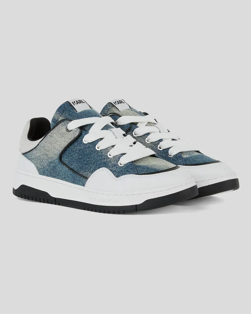 Karl Lagerfeld Krew denim-sneaker, Mann, Denim blau, Größe Denim