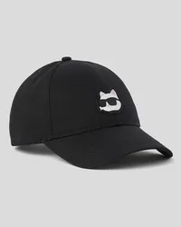 Karl Lagerfeld K/ikonik Choupette-kappe, Frau, Schwarz Schwarz