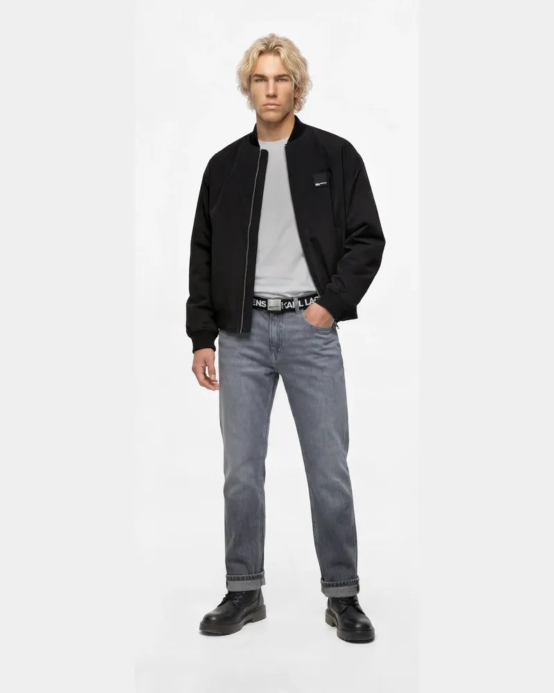 Karl Lagerfeld Hellgraue Jeans Mit Geradem Bein, Herren, Hellgrau, Größe Hellgrau