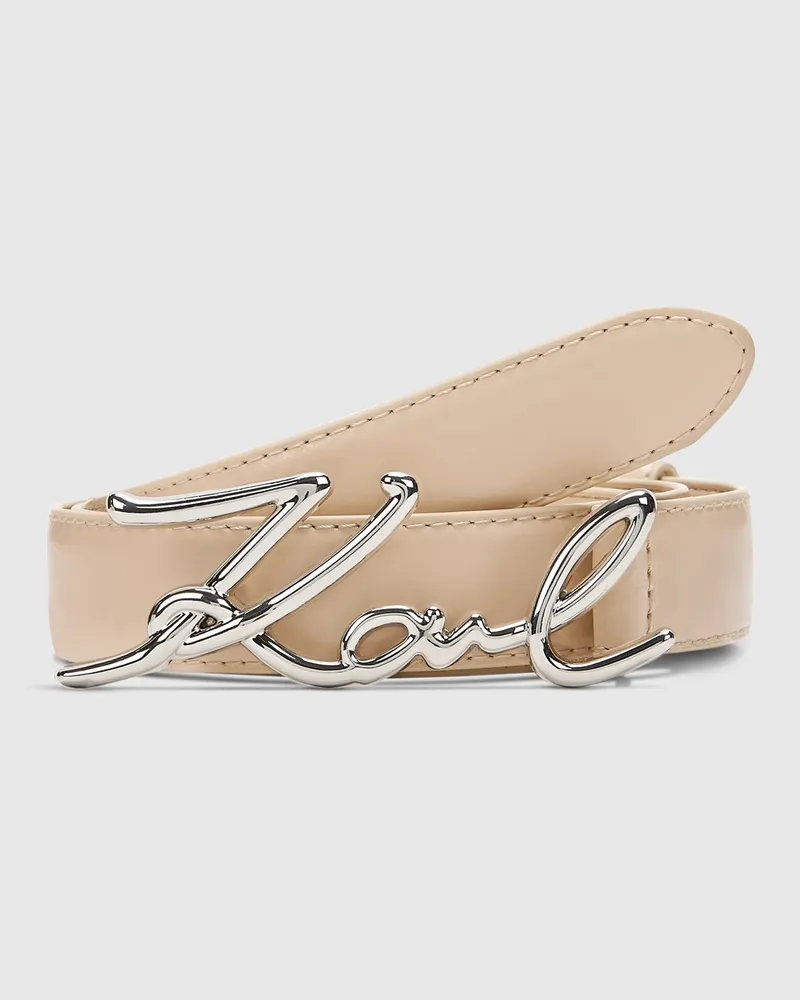 Karl Lagerfeld K/signature Hüftgürtel, Female, Light Sandstone, Size Beige