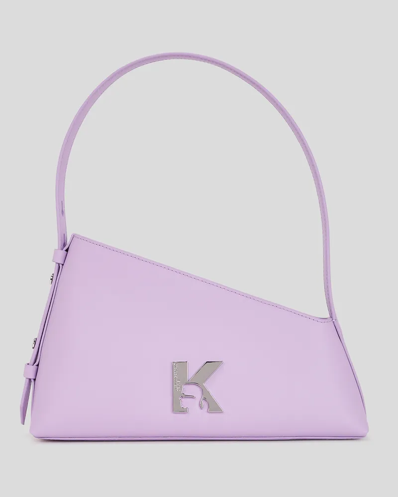 Karl Lagerfeld Geo schultertasche Aus Leder, Frau, Lavendula, Größe Lavendula