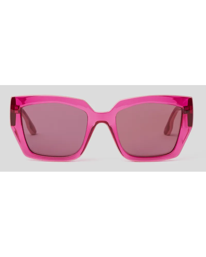 Karl Lagerfeld Sonnenbrille mit Karl-logo, Frau, Pink Pink