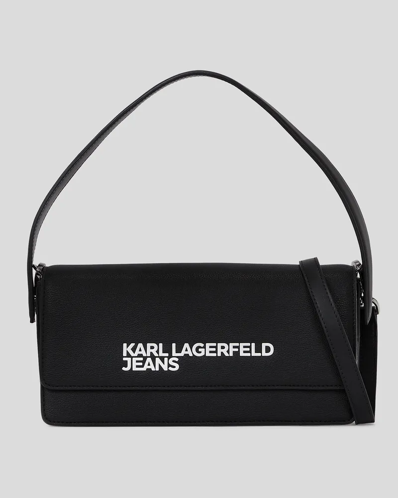 Karl Lagerfeld Umhängetasche Mit Logo, Frau, Schwarz, Größe Schwarz