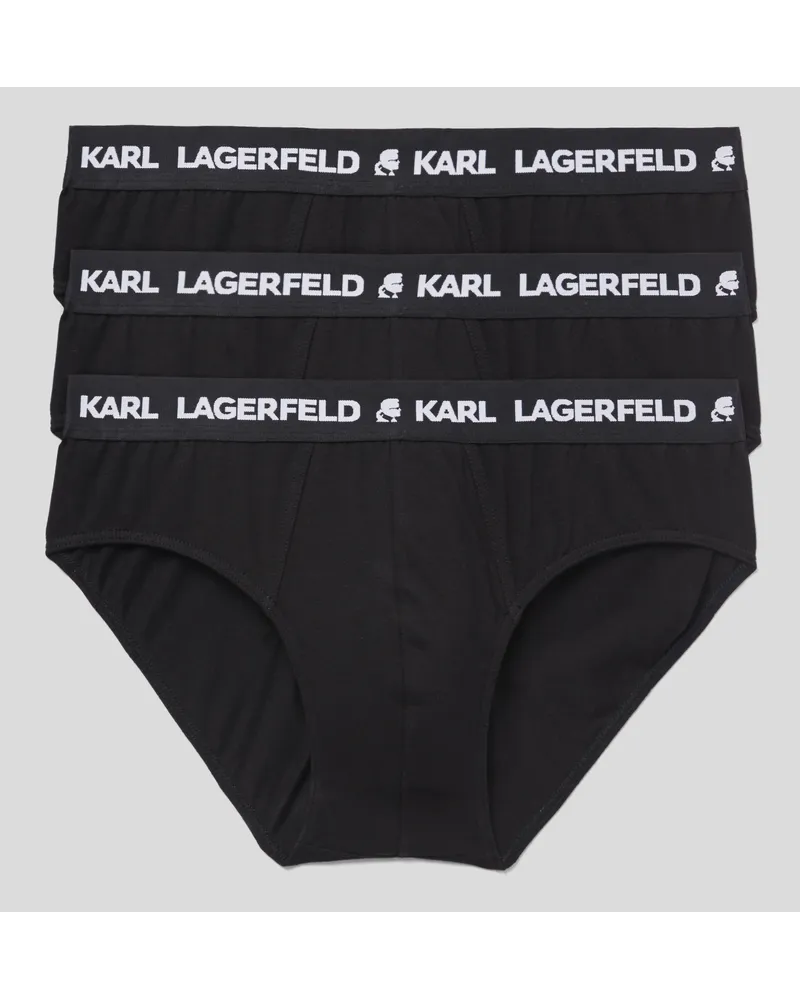 Karl Lagerfeld Slips Mit Logo 3er Set Mann Schwarz