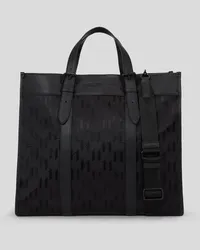 Karl Lagerfeld K/etch tote-bag, Mann, Schwarz Schwarz