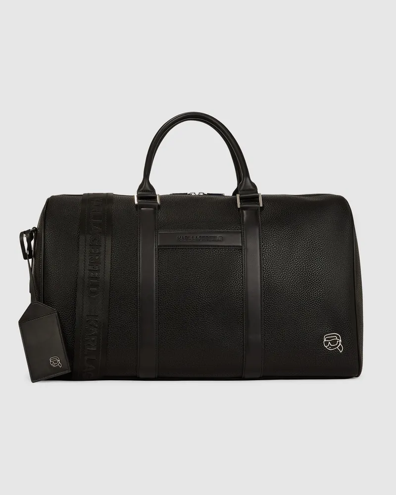 Karl Lagerfeld Ikon Outline Weekender-tasche, Herren, Schwarz, Größe Schwarz