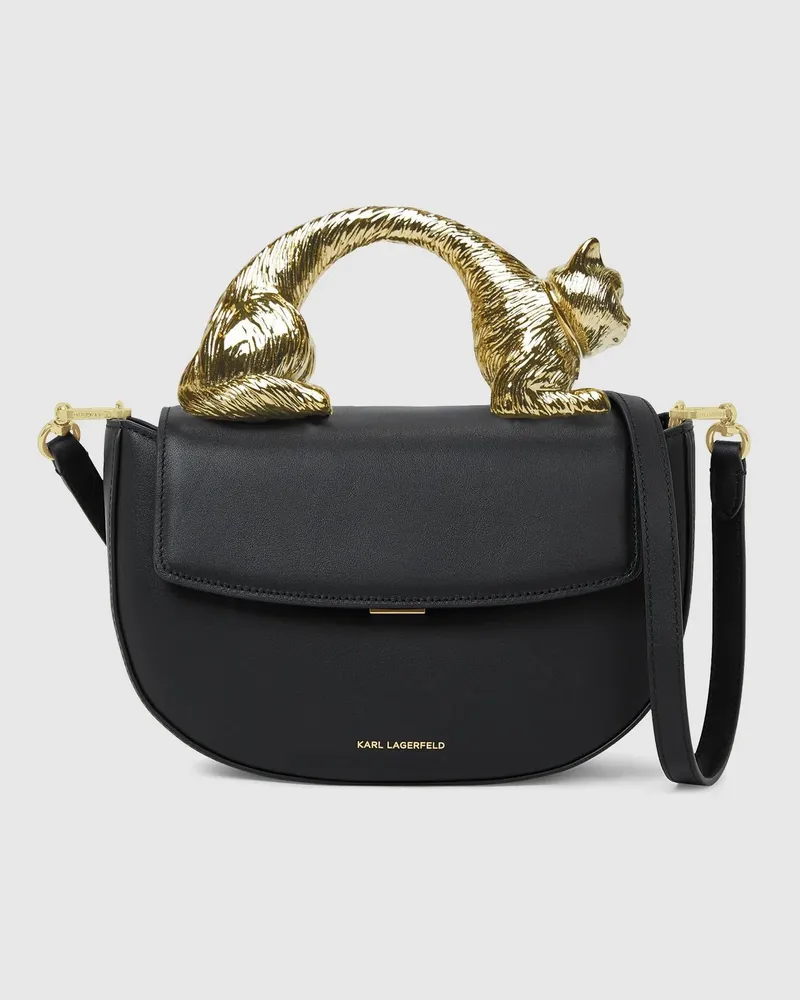 Karl Lagerfeld Choupette-tasche Mit Tragegriff Oben, Damen, Schwarz, Größe Schwarz