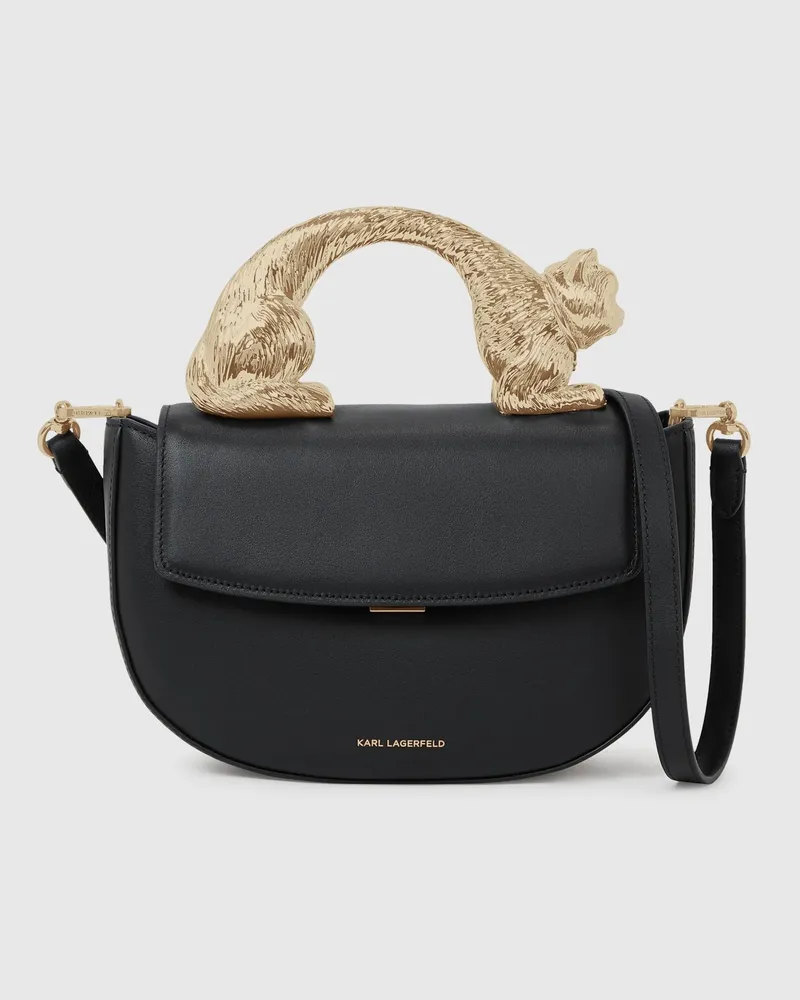 Karl Lagerfeld Choupette-tasche Mit Tragegriff Oben, Damen, Schwarz, Größe Schwarz