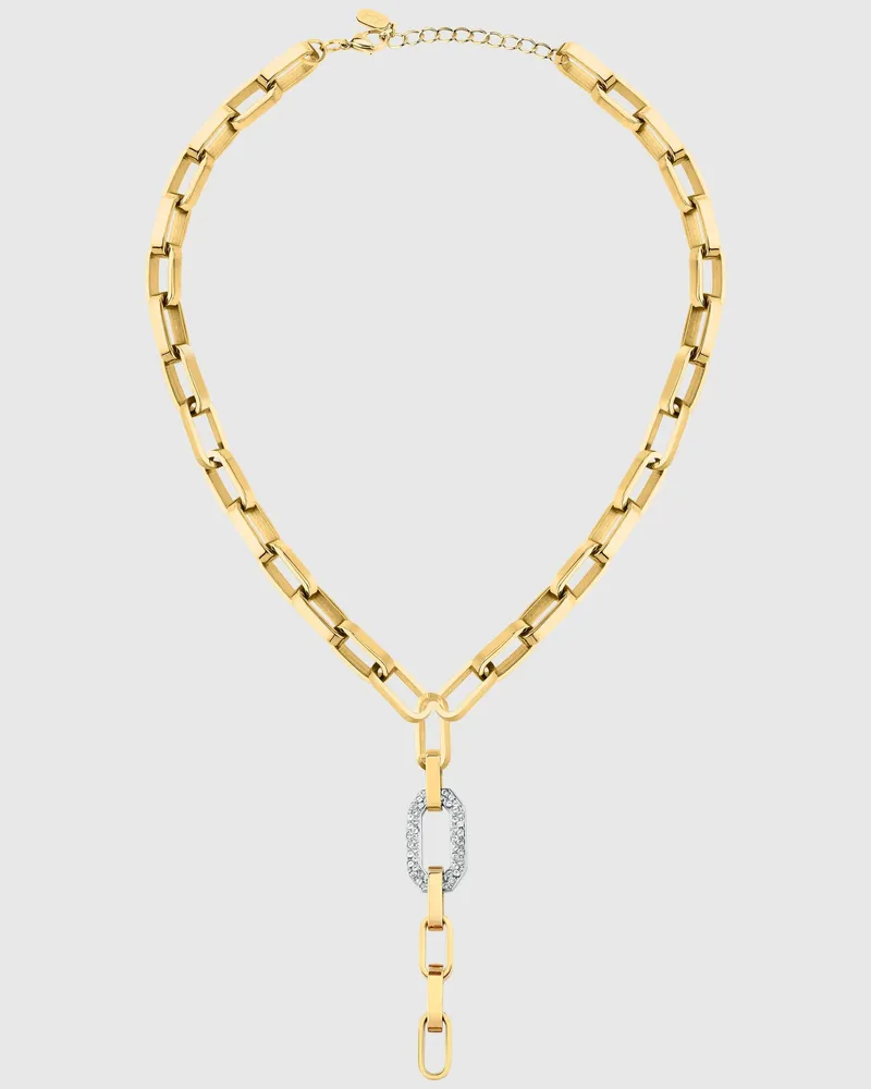 Karl Lagerfeld Drop-chain-halskette, Female, Gold, Size Gold