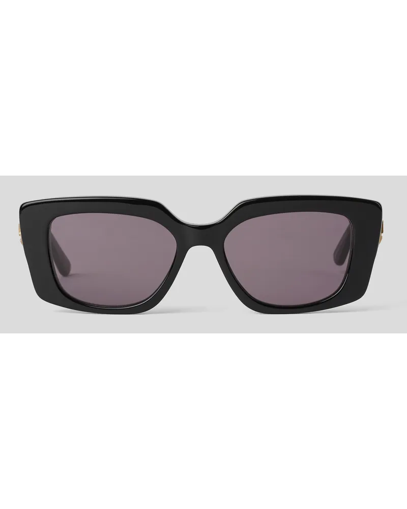 Karl Lagerfeld Heritage Sonnenbrille, Frau, Schwarz Schwarz