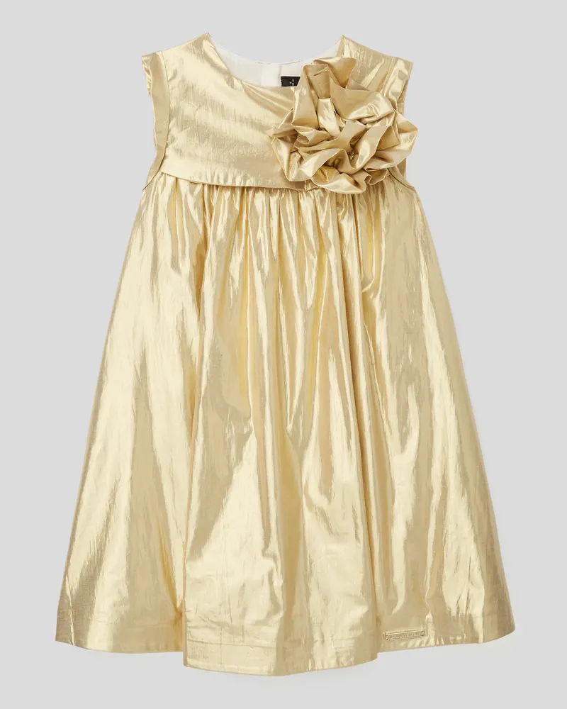 Karl Lagerfeld Blumenpartykleid Für Mädchen, unisex, Gold, Größe Gold