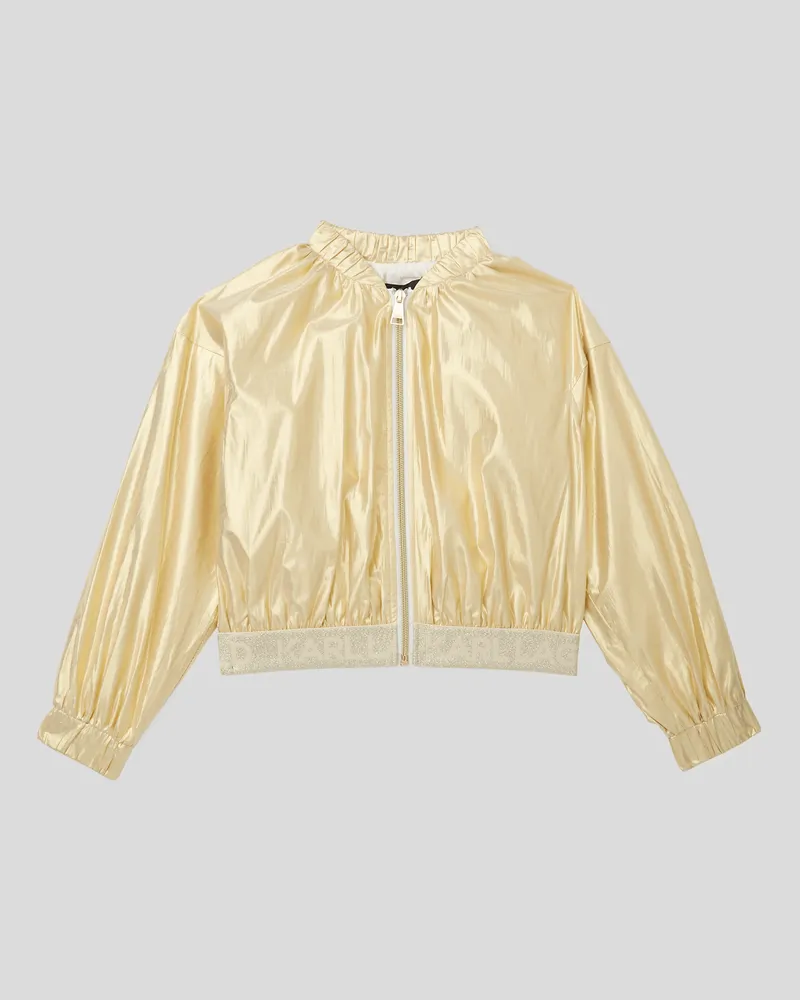 Karl Lagerfeld Bomberjacke Für Mädchen, unisex, Gold, Größe Gold
