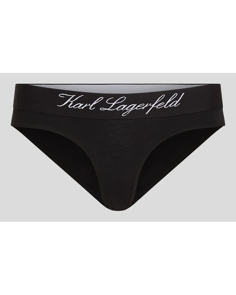 Karl Lagerfeld Tiefsitzender Hotel karl-slip, Frau, Schwarz Schwarz