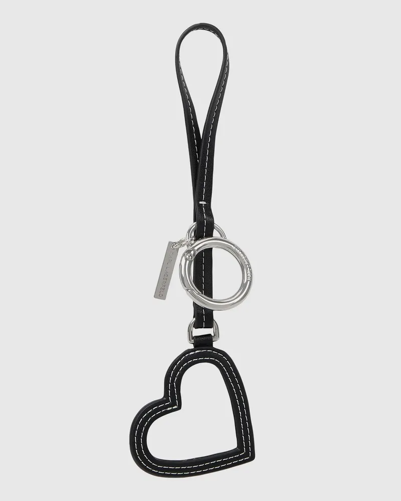 Karl Lagerfeld K/signature Schlüsselring Mit Spiegel, Damen, Nickel, Größe Nickel