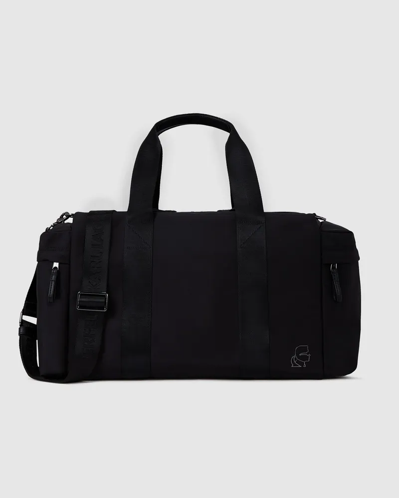 Karl Lagerfeld K/kameo Weekender-tasche, Herren, Schwarz, Größe Schwarz