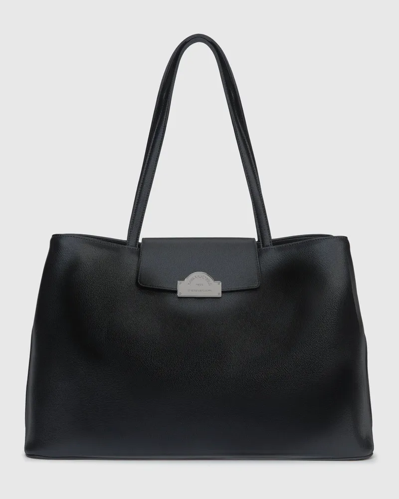 Karl Lagerfeld Rue St-guillaume Tote Bag Mit Metalldetail, Damen, Schwarz, Größe Schwarz