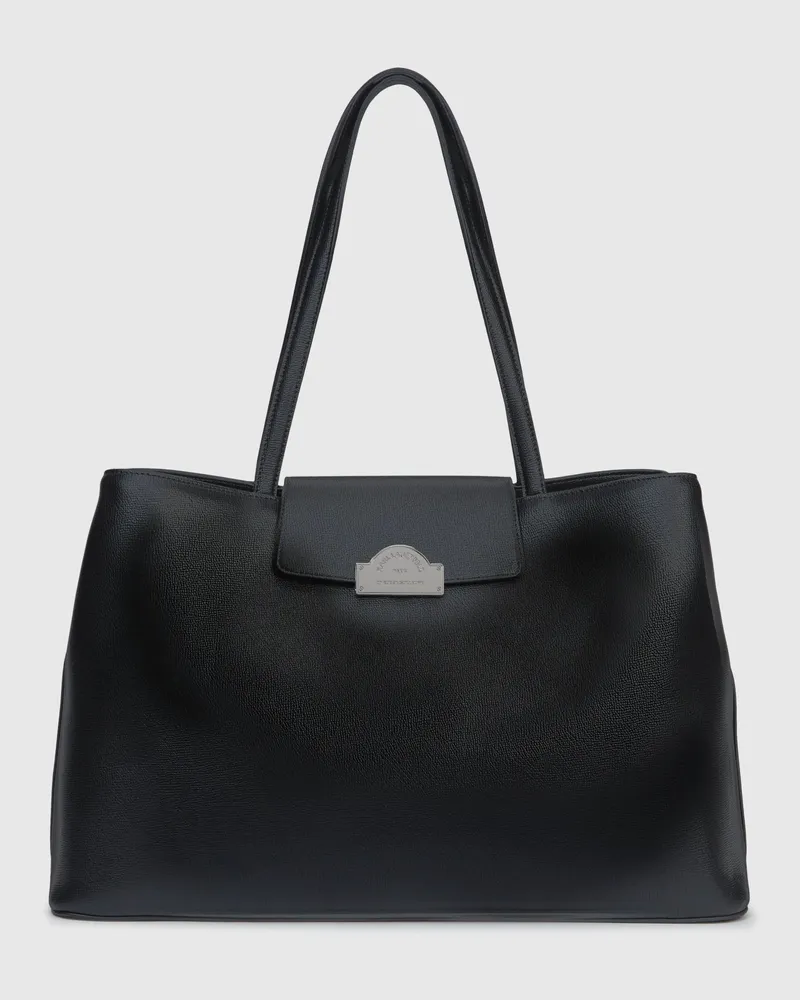 Karl Lagerfeld Rue St-guillaume Tote Bag Mit Metalldetail, Damen, Schwarz, Größe Schwarz