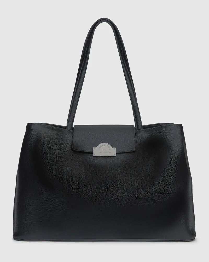 Karl Lagerfeld Rue St-guillaume Tote Bag Mit Metalldetail, Damen, Schwarz, Größe Schwarz