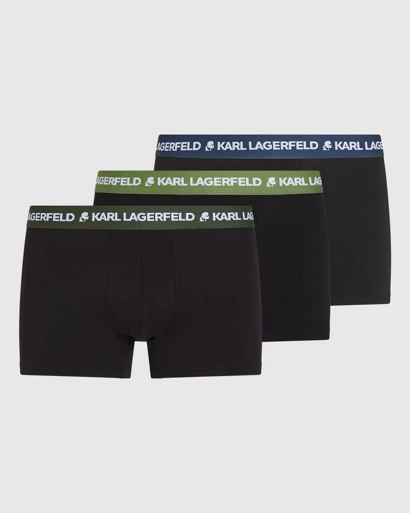 Karl Lagerfeld Boxershorts Mit Logo – 3er-set, Herren, Wald-dill-mittelalter, Größe Wald-dill-mittelalter