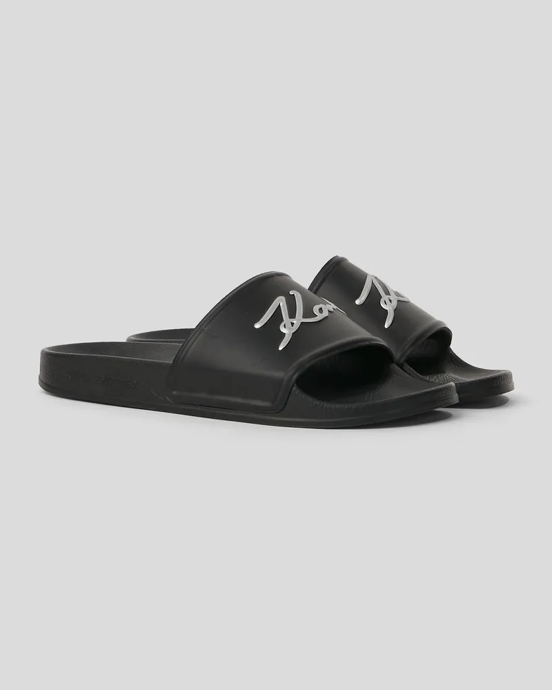 Karl Lagerfeld Kondo Signia Slippers, Frau, Schwarz, Größe Schwarz