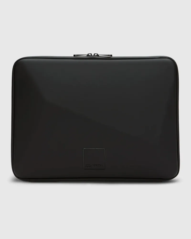 Karl Lagerfeld Laptop-tasche Aus Hartschale, Male, Schwarz, Size Black