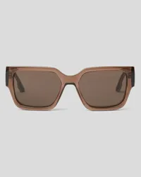 Karl Lagerfeld Sonnenbrille mit Karl-logo, Frau, Braun/beige Braun