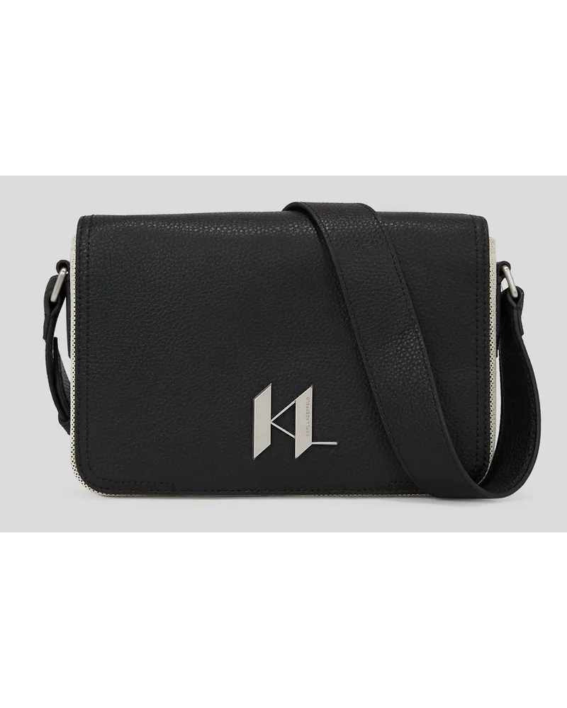 Karl Lagerfeld K/plak kuriertasche aus Canvas, Mann, Canvas/schwarz Canvas