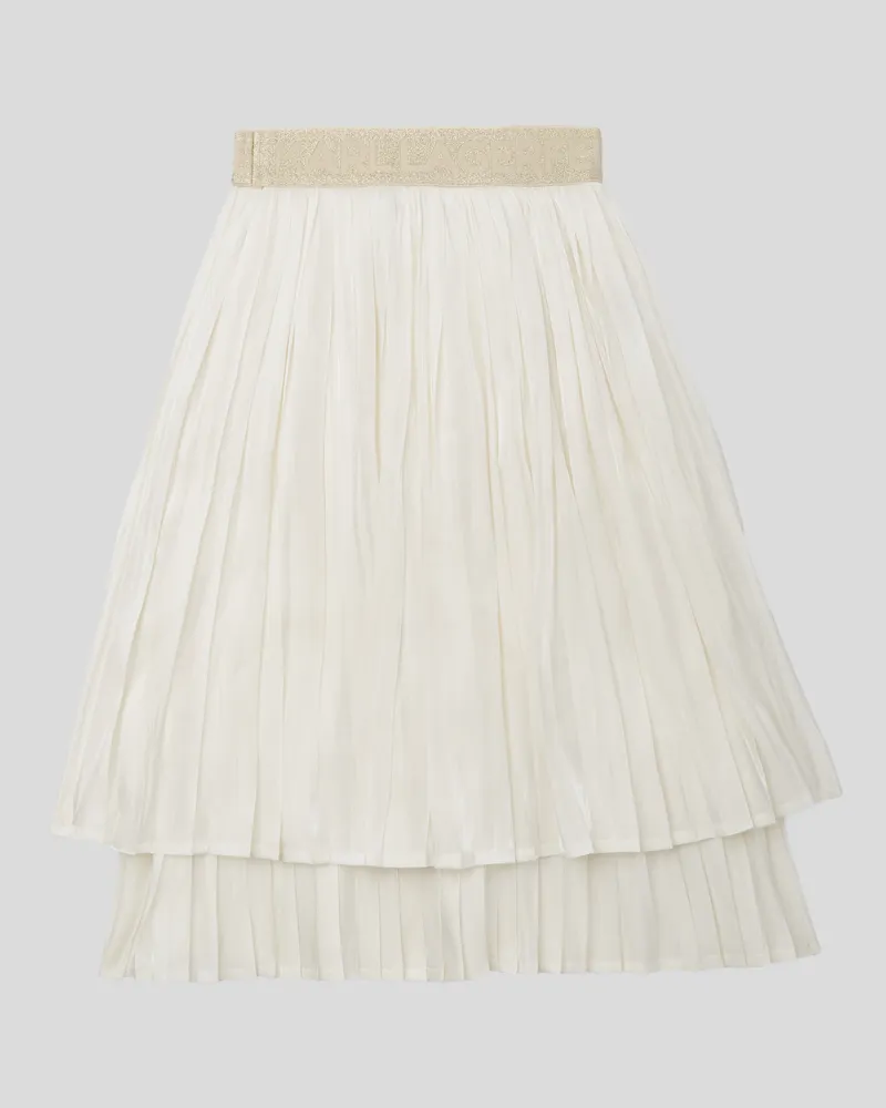 Karl Lagerfeld Faltenrock Für Mädchen, unisex, Ivory, Größe Ivory