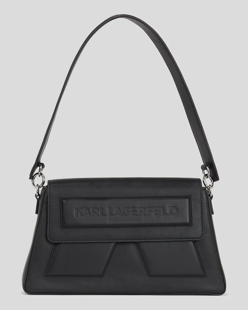 Karl Lagerfeld Ikon K Schultertasche, Frau, Schwarz, Größe Schwarz